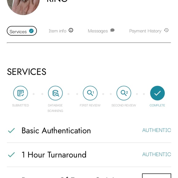 Sold-Chanel 2015 Art Deco Ring - Picture 6 of 8